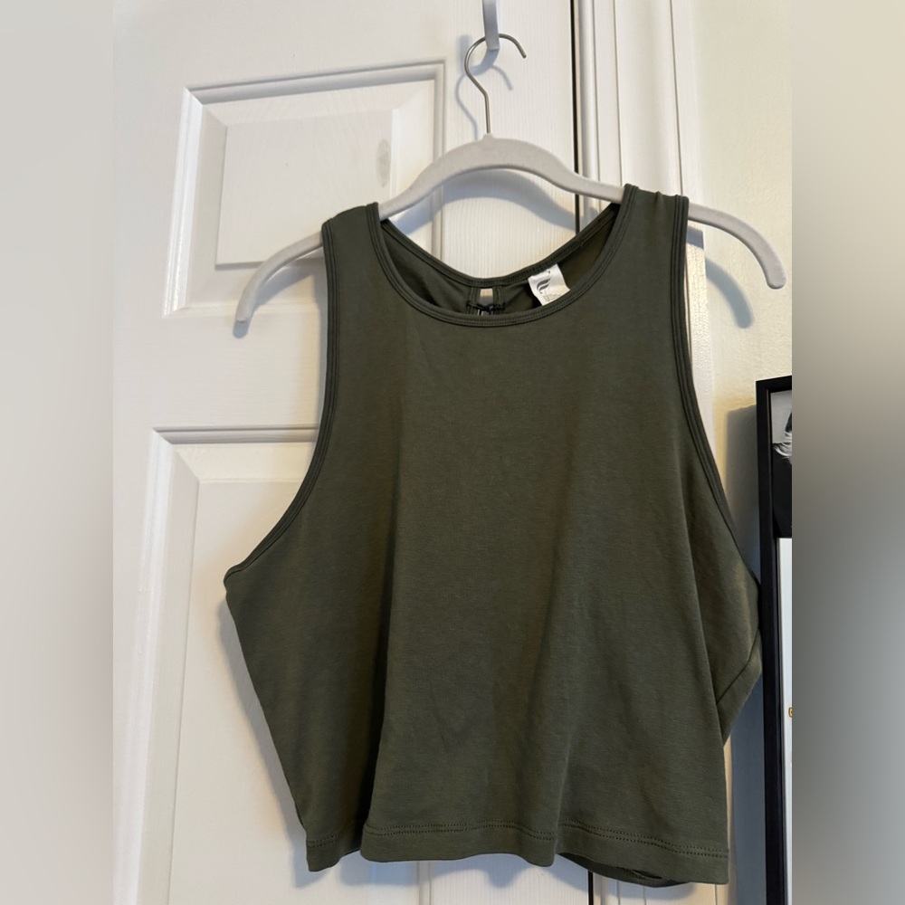 Fabletics “safari” Bree Lace Up Tank
